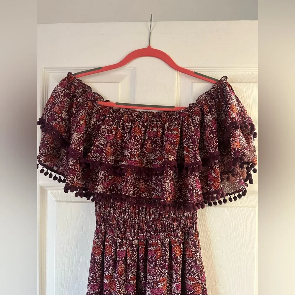 MISA Los Angeles Maribel Off-the-shoulder Midi Dress - Picture 6 of 12